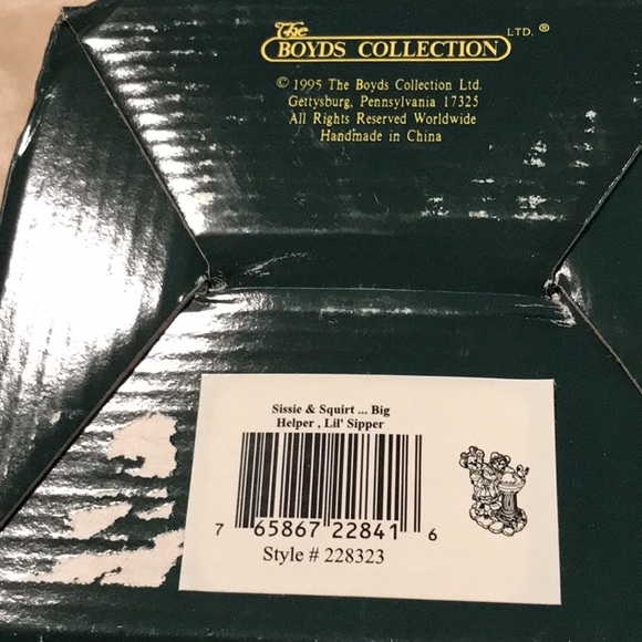 Boyd’s Bears Collection Sissy and Squirt, Big Helper, Lil Sipper - Picture 8 of 8